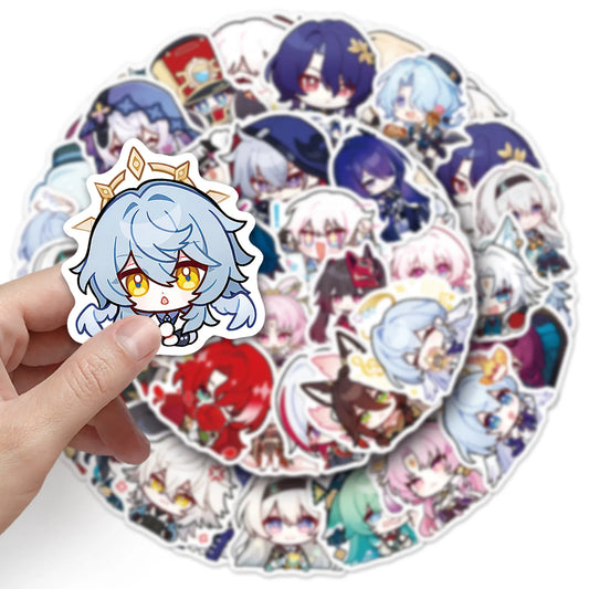 Honkai Star Rail stickers

Anime waterproof sticker pack

Chibi Honkai decals

Q-version anime stickers

Gamer gift stickers

Honkai Star Rail merch

PVC anime stickers

Scrapbook anime decoration

Laptop suitcase sticker set

Cute anime stickers for teens

